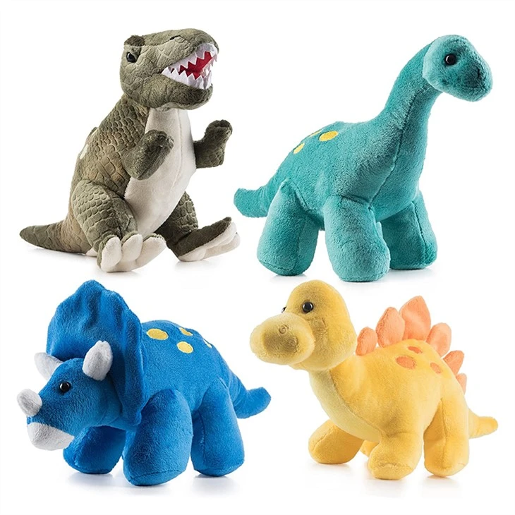 Plüss játékkal töltött dinoszaurusz állat babák