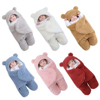 Bear Newborn Swaddle Wrap takaró