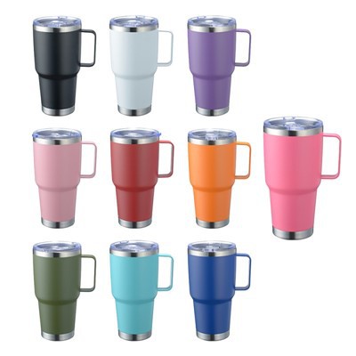 20 oz fogantyús rozsdamentes acél pohárbögre fogantyúval
